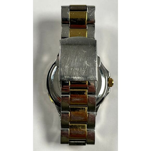 Guess U13586L1 Womens Two Tone Stainless Steel Bracelet w/Crystal Accents Watch - Picture 3 of 11